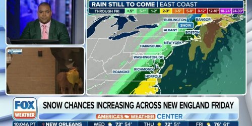 Coastal storm impacts millions along Eastern Seaboard with heavy rain, high seas