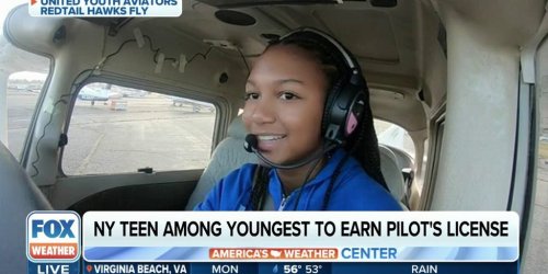 Teen becomes youngest black female pilot in NY history