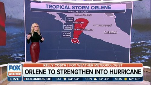 Tropical Storm Orlene forecast to become hurricane impacting southwest Mexico