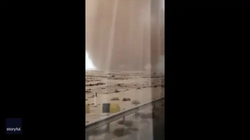 Watch: Large tornado swirls through Qatar desert as country hosts World Cup