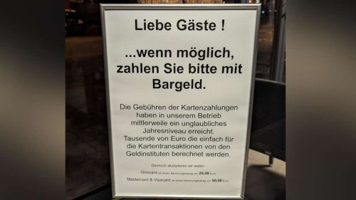 Aufschrei nach Zettel an Eingangstür zu Restaurant – „Immer dieses Gejammer der Gastronomen“