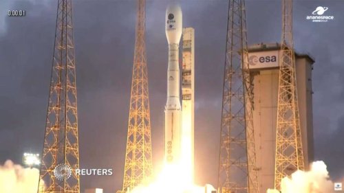 Video zeigt Raketenstart zum Klimaschutz: ESA-Satellit soll Wälder scannen