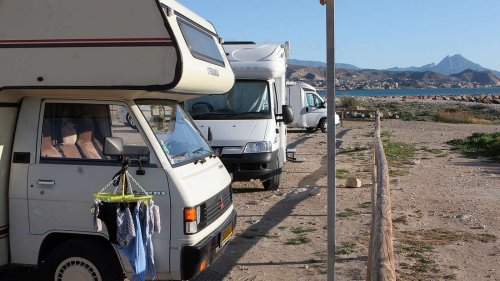 Spanien: Camper trotzen ungewöhnlicher Kälte