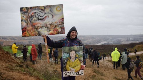 „Klimanacht“ statt „Sternennacht“: Wie ein Frankfurter Künstler fürs Klima demonstriert