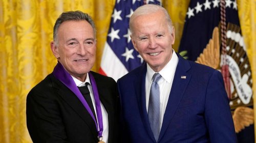 US-Präsident Biden ehrt Springsteen und andere Künstler
