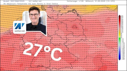 Wetterlage stellt sich komplett um: In Kürze bis zu 27 Grad – doch Modelle befürchten schnelle Polarluft-Wende