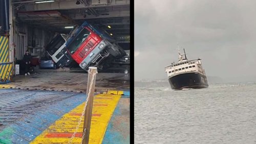 Fähr-Unfall vor italienischer Urlaubsinsel: Autos demoliert, Schiff kentert beinahe – „es ist unglaublich“