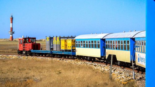 Auf Wangerooge fährt der langsamste Zug der Republik