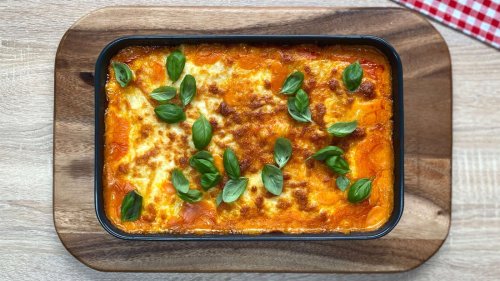 Dosenravioli passen nicht nur zu Festivals, darum gibt‘s als Ravioli-Lasagne ein Revival