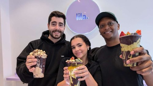 Frankfurter Café Lila: Schlange stehen für Acai mit Bananenpudding