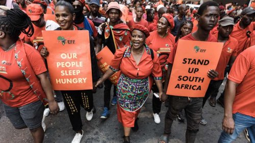 Revolte an Südafrikas Brückentag
