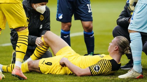 Riesen-Sorgen in Dortmund: Wie lange fällt Superstar Haaland aus? BVB vermeldet erste Diagnose