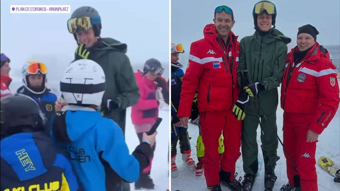 Tennis-Superstar taucht völlig überraschend auf Ski-Piste auf
