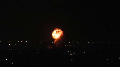 Israel greift Gazastreifen an