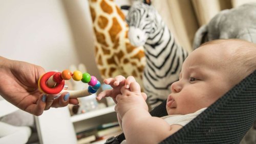 Wichtiges Training: Wenn es vor Babys Mund blubbert