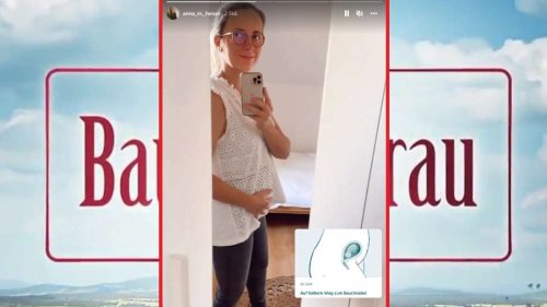 Bauer sucht Frau: „Es ist Halbzeit“ – Anna Heiser zeigt ihren Babybauch