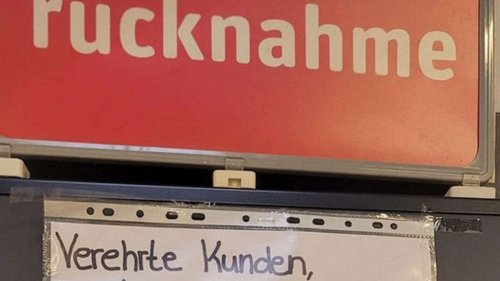 Rewe-Team reicht‘s! Schild weist auf Fehler hin, der vielen Kunden unterläuft – die fühlen sich ertappt