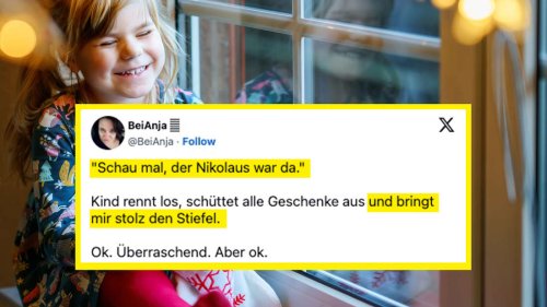 15 Tweets über Nikolaus mit Kindern, bei denen es Eltern die Stiefel auszieht