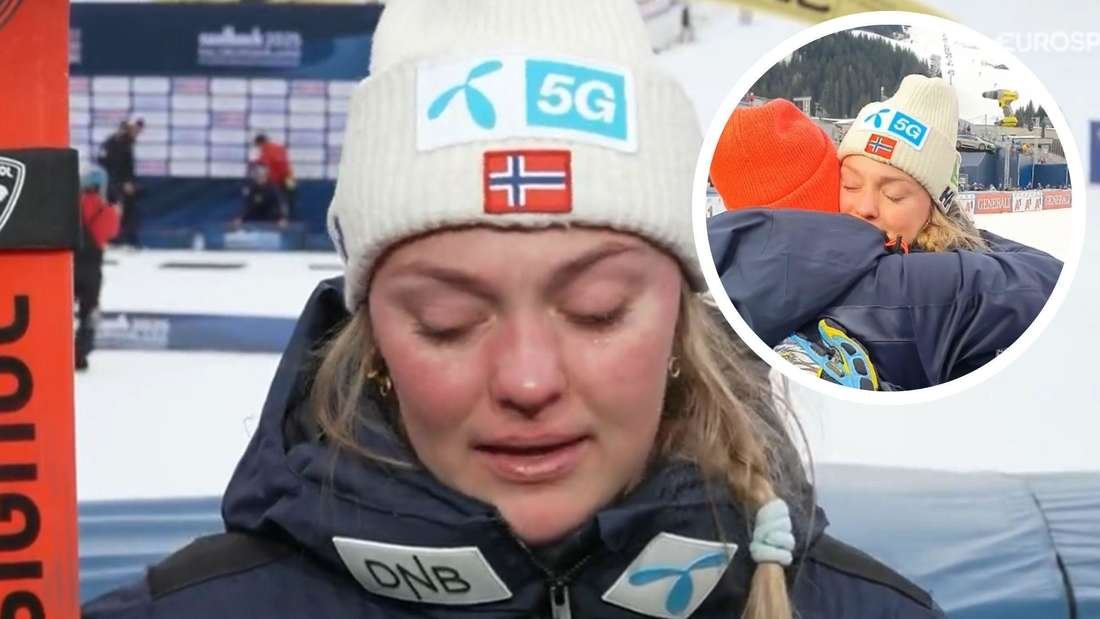 Ski-Ass bricht nach WM-Drama im TV in Tränen aus – deutsche Ikone muss trösten