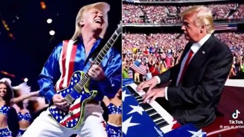 Trump rockt: US-Präsident teilt bizarres KI-Video – Kritiker außer sich