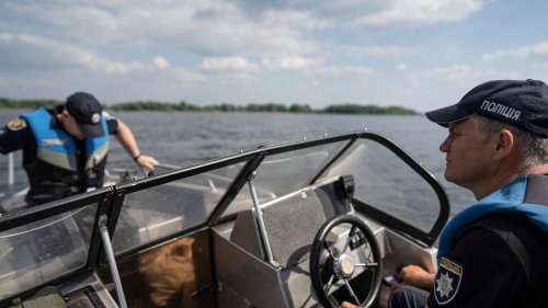 Wasserstand sinkt weiter im Kachowka-Stausee