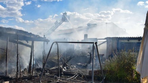 Spinnennetz-Entfernungsaktion endet in Desaster - Großer Feuerwehreinsatz und hoher Schaden