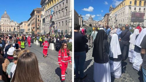 „Wahnsinn“ bei Papst-Beerdigung – Vatikan-Pilger haben plötzlich Riesen-Problem vor Petersdom