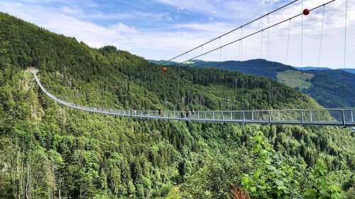Eine der längsten Hängebrücken Deutschlands steht in Baden-Württemberg