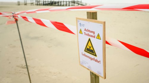 Frau gerät an Nordsee in Treibsand: Tourismus-Zentrale von St. Peter-Ording warnt