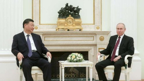 Xi lobt „gute Vorhaben“ - und bringt Putin mit Wahlsieg-Wünschen offenbar in Verlegenheiten