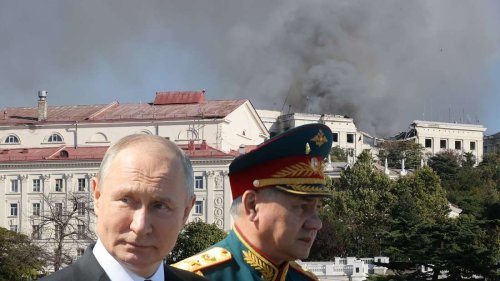 „Wie ein Huhn ohne Kopf“: Geheimdienst sieht Putins Krim-Flotte weiter als tödliche Gefahr