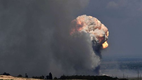 Explosionen in großem Munitionslager östlich von Moskau