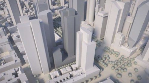 Skyline wächst: Zwei neue Hochhäuser im Frankfurter Bankenviertel