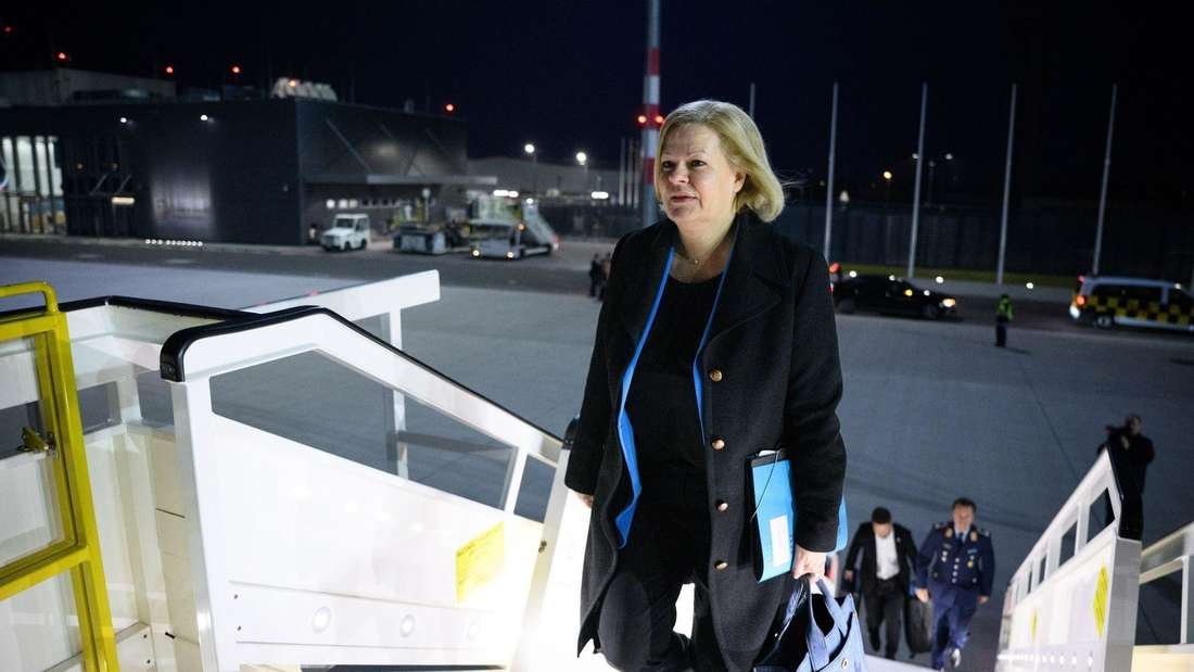 Faeser reist mit österreichischem Innenminister nach Amman