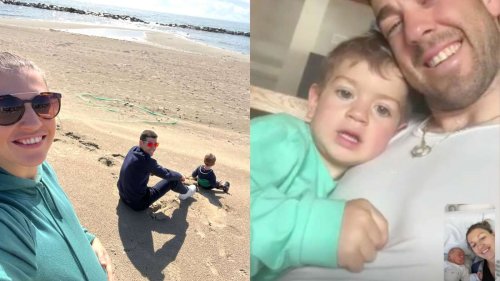 Wintersport-Traumpaar mit süßen Baby-News