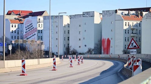 Jahrelange Vollsperrung einer Stadtautobahnbrücke in Berlin