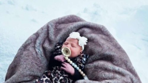 Nach Schneesturm: Paar nennt neugeborene Tochter „Winter“