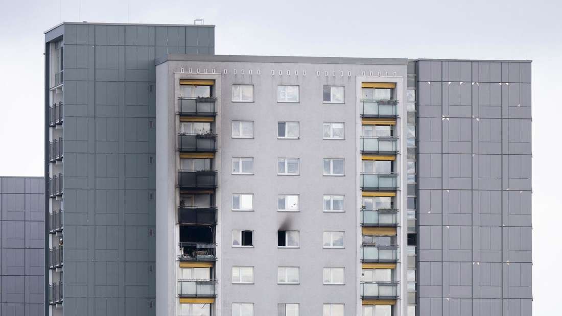 Zwei Tote bei Feuer in Dresdner Hochhaus