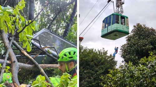 Während Italien-Unwetter: Vier Tote bei Absturz von Seilbahn-Gondel – „Das Zugseil riss“