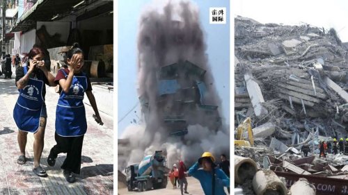 Video: Erdbeben erschüttert Thailand und Myanmar – Menschen in Panik