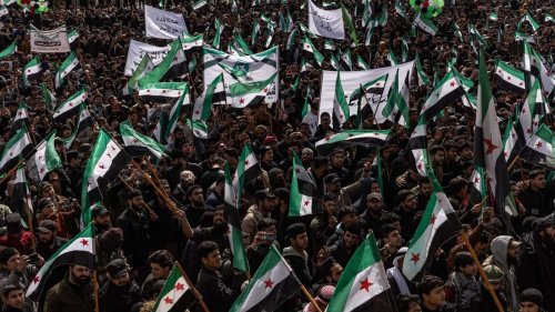 13 Jahre Krieg in Syrien: Tausende demonstrieren gegen Assad