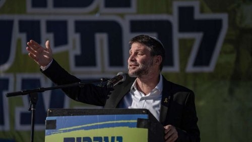 Israels Finanzminister für Militärherrschaft in Gaza
