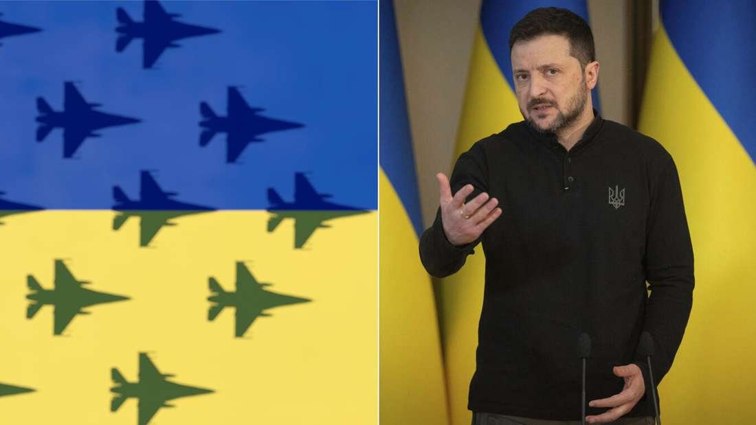 „Die Russen lügen“: Selenskyj bissig nach neuer Kampfjet-Lieferung aus dem Westen
