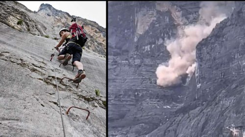 Italienische Alpen: Felssturz reißt Klettersteig am Gardasee in die Tiefe
