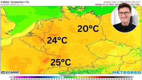 Wetter-Experte rechnet mit erstem Sommertag noch im März – Temperaturen kratzen an 25 Grad