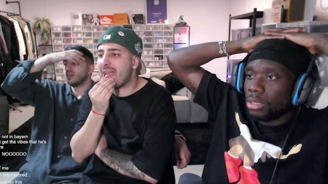 Verletzter Bayern-Star streamt live das CL-Aus und reagiert extrem emotional