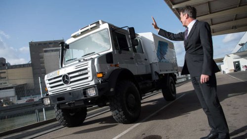 Ukraine-Krieg: Berliner Wasserbetriebe spenden sieben Fahrzeuge an Ukraine