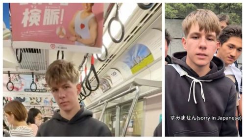 Video: Influencer Streichbruder sorgt mit lauter Musik in Japans Bahnen für Ärger