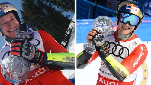 Ski-Superstar zerstört seine Kristallkugel bei Siegesfeier
