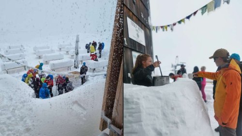 Überraschender Winter-Einbruch in Österreich: Fotos zeigen dicke Schnee-Pracht mitten im September